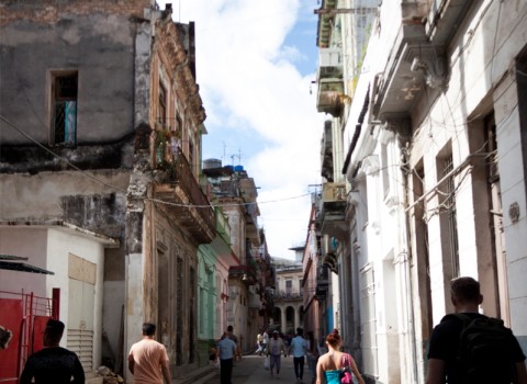 In de straten van Havana